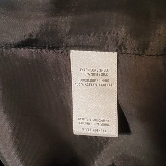 H&M Women's 100% Silk Spaghetti Straps Mini Dress Size 1/2 - Picture 4 of 4